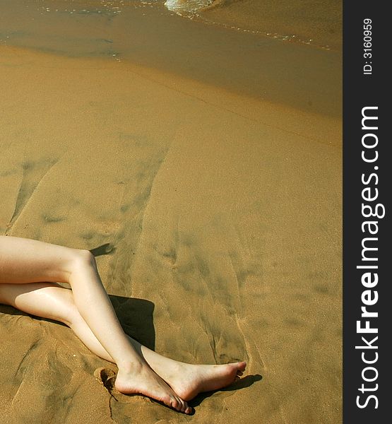 Legs On Sand