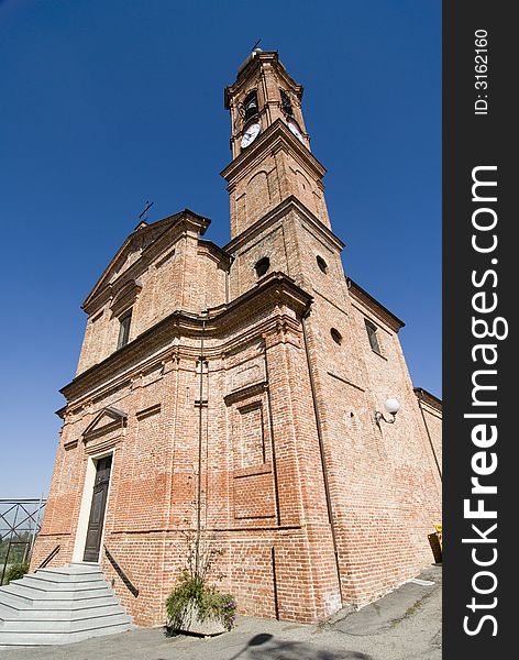 Typical Italian Church, from Piedmont.