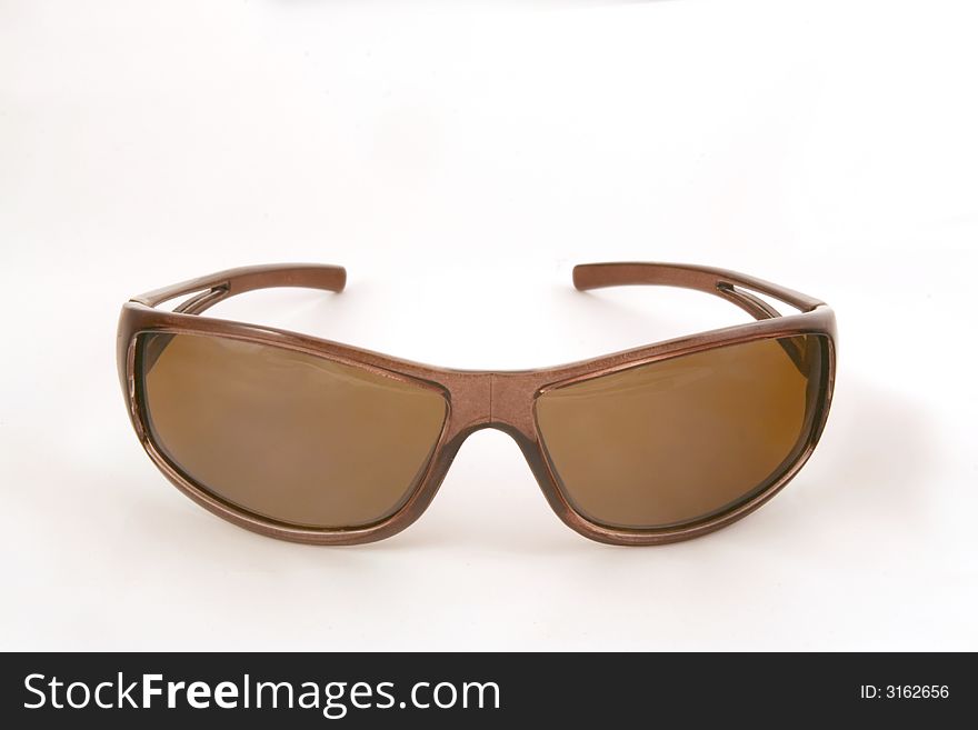 Pair of sunglasses isolated on a white background
