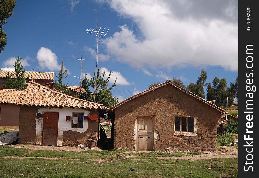 Perubian Adobe House