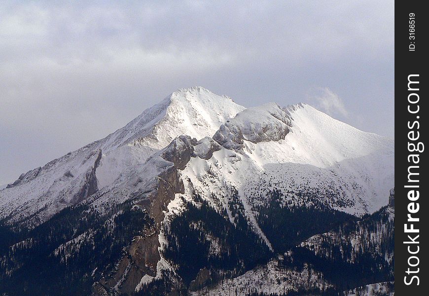 Vysoke Tatry, Tatra mountains in winter