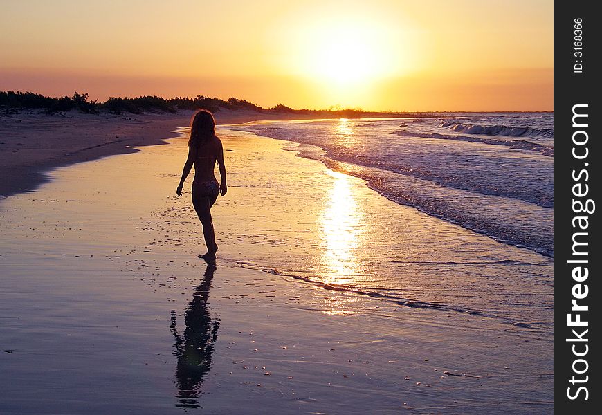 Beach Brazilian girl