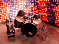Drums And Guitar Stock Images Drums And Guitar Stock Images