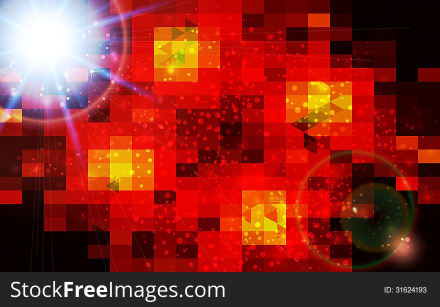 Abstract vector bright techno background . Abstract vector bright techno background .