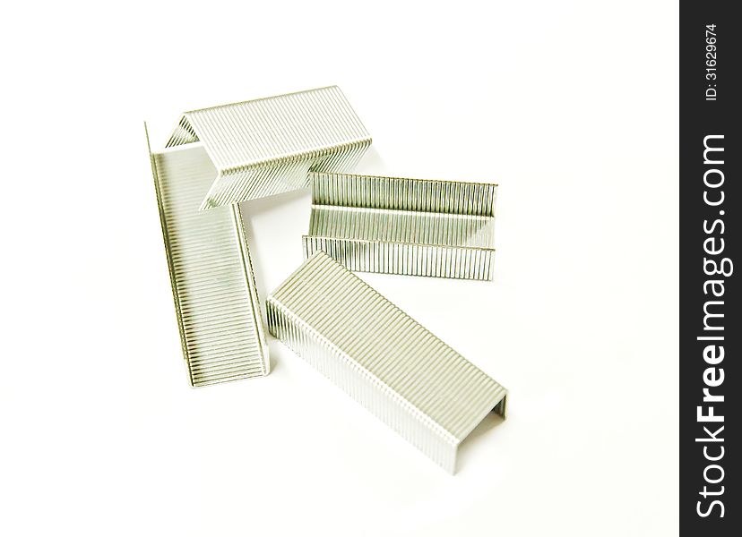 Staples stack isolated