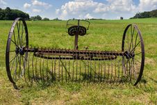 Rusty Harrow Plow Back Royalty Free Stock Images Rusty Harrow Plow Back Royalty Free Stock Images