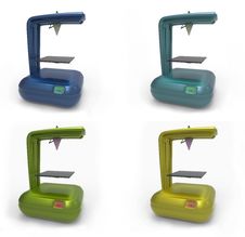 Printer 3d Royalty Free Stock Photo Printer 3d Royalty Free Stock Photo