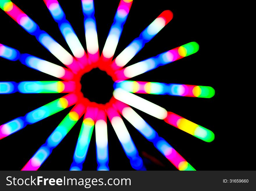 Colorful Lighting Circle