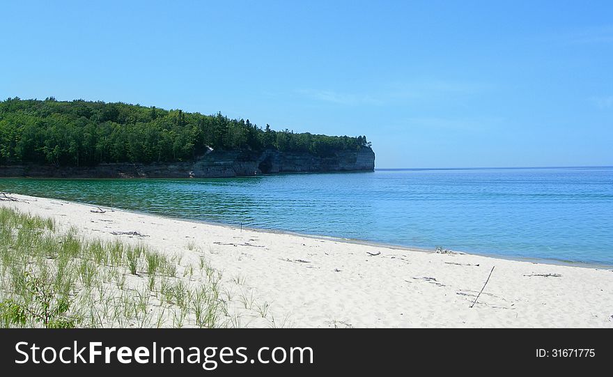 Lake Superior in scenic Michigan Upper Peninsula, USA. Lake Superior in scenic Michigan Upper Peninsula, USA