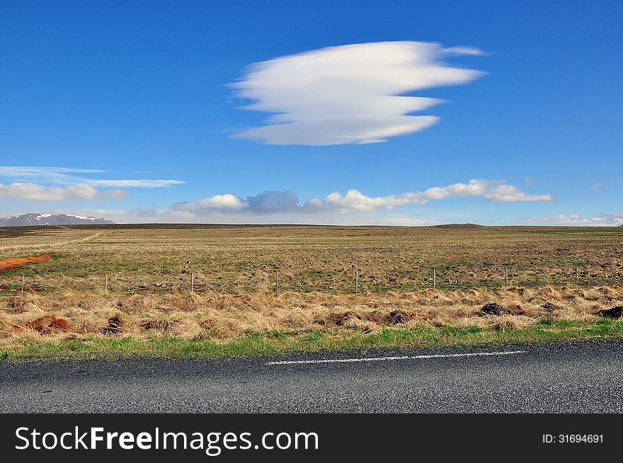Amazin cloud formation in Iceland. Amazin cloud formation in Iceland