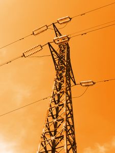 Electricity Pylon Royalty Free Stock Photos Electricity Pylon Royalty Free Stock Photos
