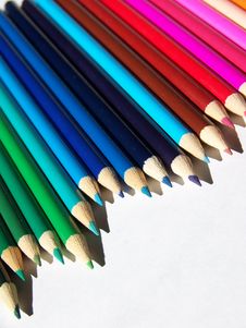 Pencil Crayons Royalty Free Stock Images