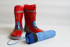 Red Wellington Boots Royalty Free Stock Photo Red Wellington Boots Royalty Free Stock Photo
