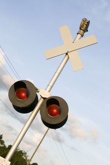 Railroad Crossing Sign Royalty Free Stock Photos Railroad Crossing Sign Royalty Free Stock Photos