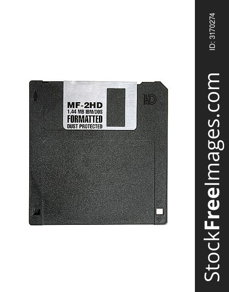 Image of black diskette 1,44 mb