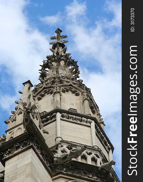 Tower of Saint Chapelle Church, Paris, France