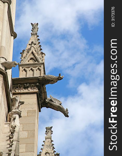 Tower of Saint Chapelle Church, Paris, France