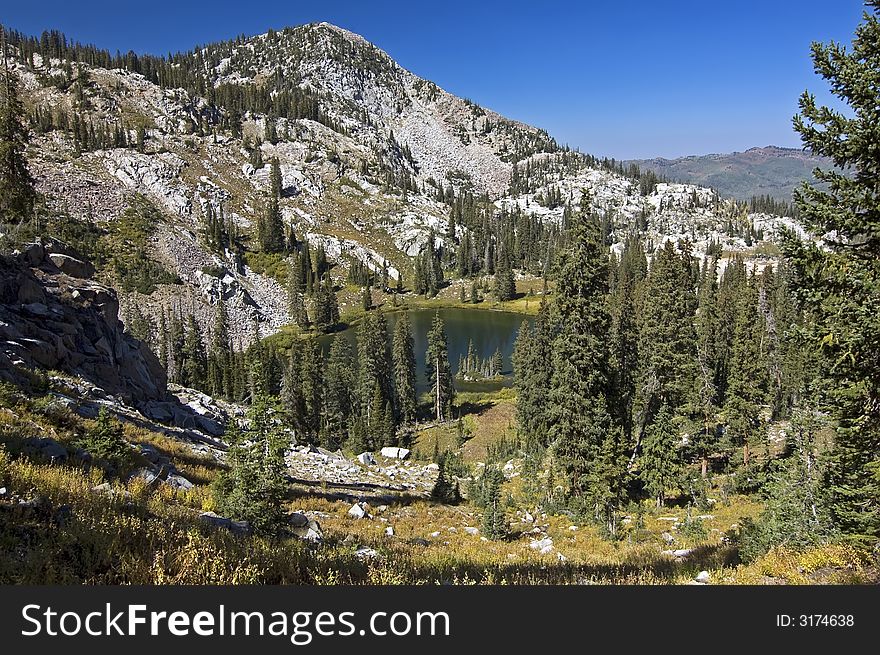 Hidden Glen in the Wasatch Mountains, Utah. Hidden Glen in the Wasatch Mountains, Utah