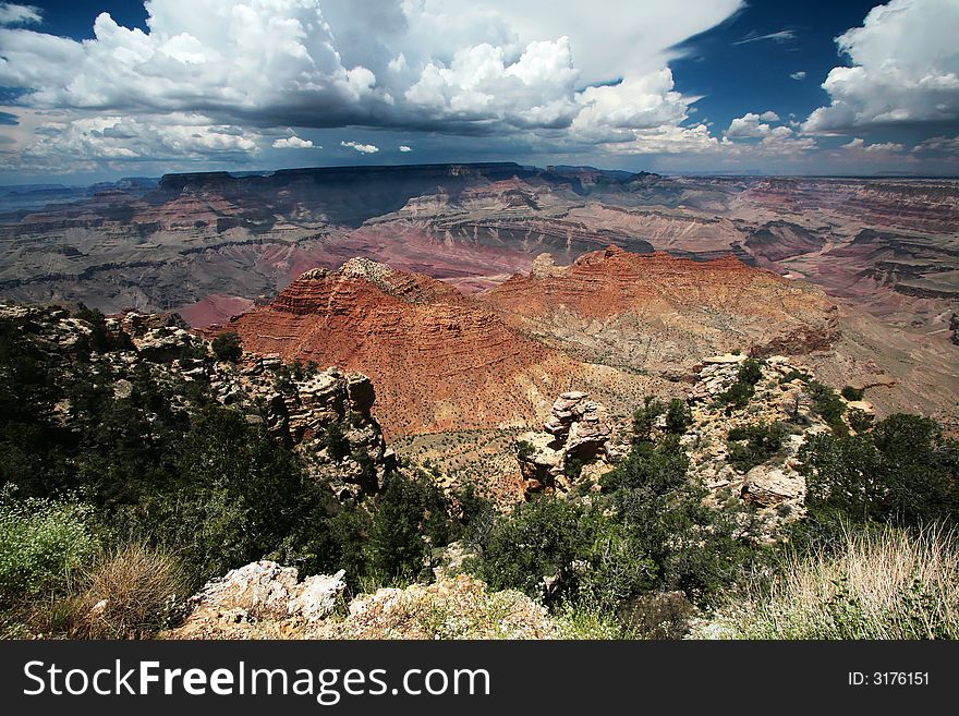 Beautiful view of the grand canyon national park