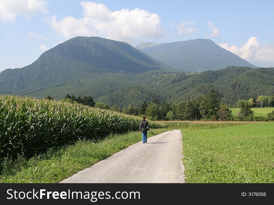 Beautiful landscape in Austrian Alps. Beautiful landscape in Austrian Alps