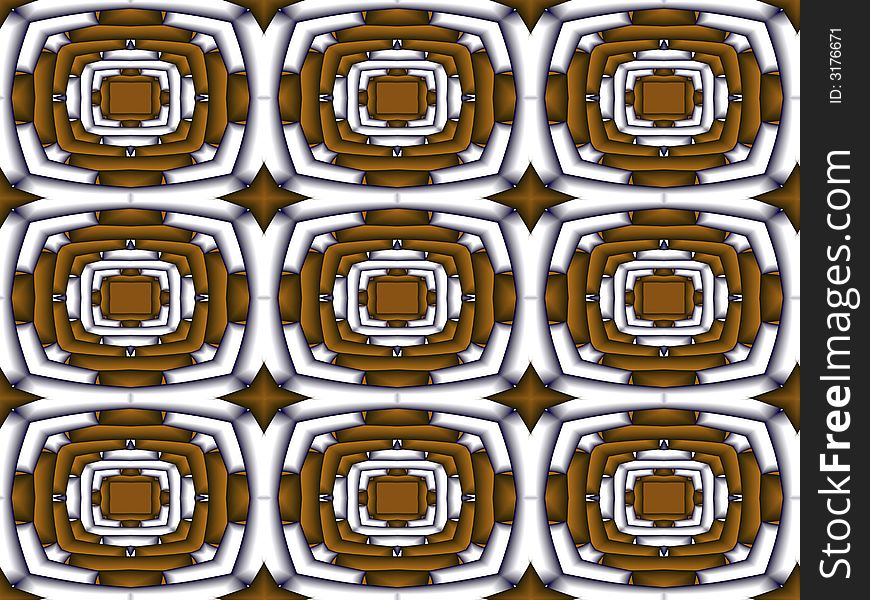Abstract fractal image resembling basketweave wallpaper