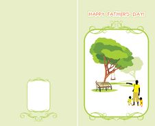 Greeting Card To The Father’s Day Stock Images Greeting Card To The Father’s Day Stock Images