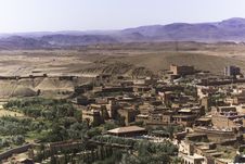 View From The Top Of The Kasbah Ait Ben Haddou Royalty Free Stock Images