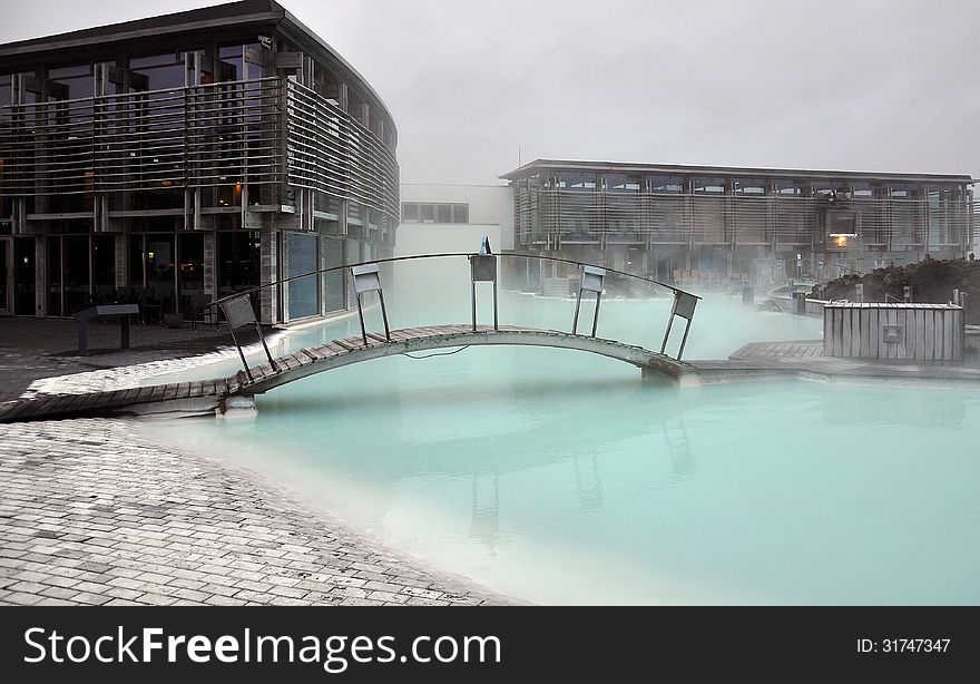 Blue lagoon, thermal spa in Iceland