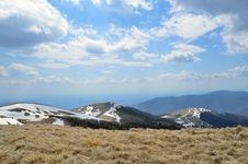 Mountain Ridge Overlooking Large Stock Photo Mountain Ridge Overlooking Large Stock Photo