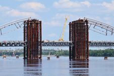 Bridge Construction Royalty Free Stock Photos Bridge Construction Royalty Free Stock Photos