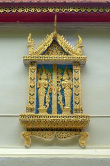 Wat Phra That Doi Suthep Window Royalty Free Stock Images