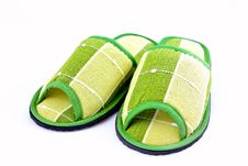 Cloth Slippers Stock Photo