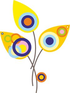 Multicolored Abstract Flowers Royalty Free Stock Photos Multicolored Abstract Flowers Royalty Free Stock Photos