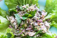 Thai Spicy Fish Salad Royalty Free Stock Photo Thai Spicy Fish Salad Royalty Free Stock Photo