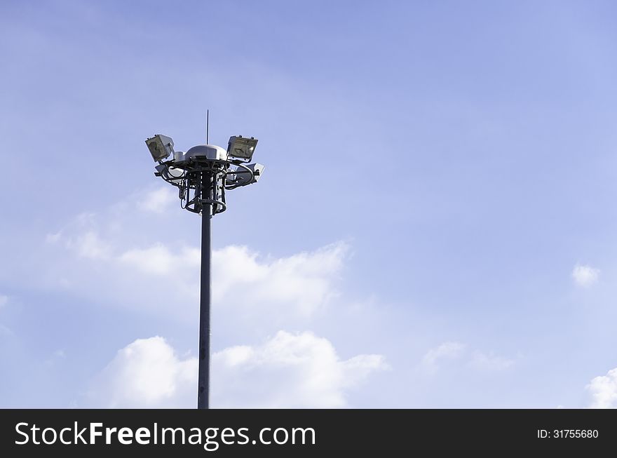 Street Light, a very high on the Towers. Street Light, a very high on the Towers