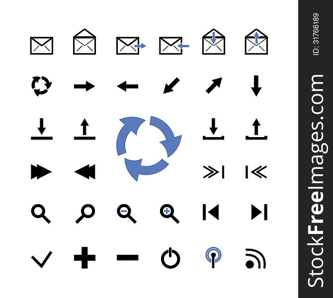 Vector Set Of Web Icons