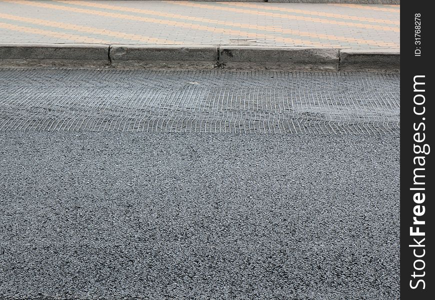 Elements Reinforcement mesh for asphalt.