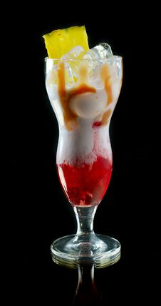 Cocktail With Juice And Cream Stock Images Cocktail With Juice And Cream Stock Images