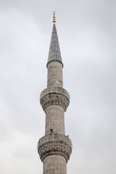 Minaret, View From Below Royalty Free Stock Photos Minaret, View From Below Royalty Free Stock Photos
