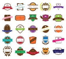 Retro Vintage Badges Stock Photos Retro Vintage Badges Stock Photos