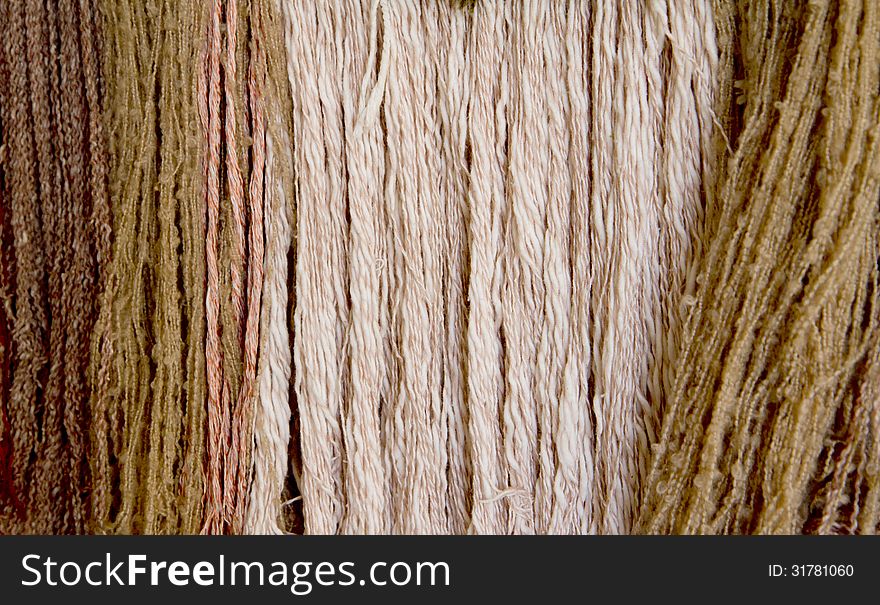 Texture of wool with colors, background