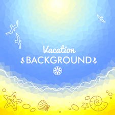 Summer Sea Background Stock Images Summer Sea Background Stock Images