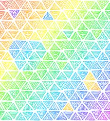 Abstract Rainbow Colors Triangles Stock Image Abstract Rainbow Colors Triangles Stock Image