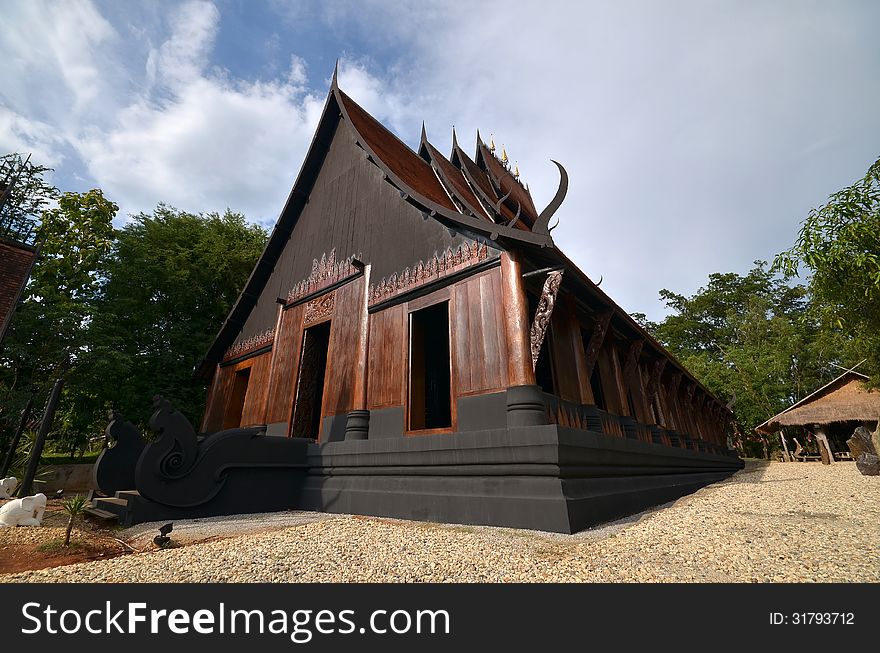 The Black House, house of National Artist Thawan Duchanee, located in Chiang Rai, North Thailand