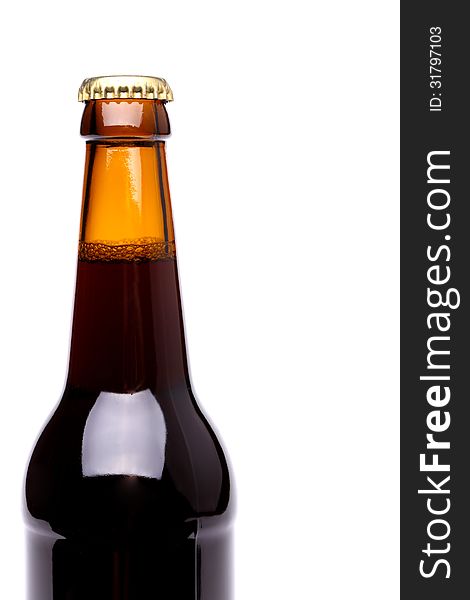 Beer Bottle Isolated On White