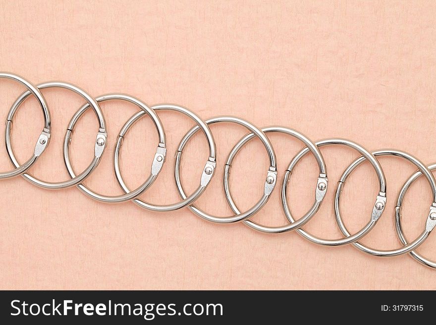 metal binding rings