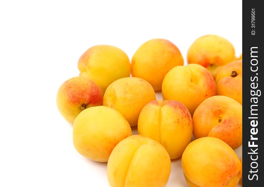 A Lot Of Fresh Apricots