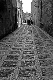 Old Town Eriche In Sicily Stock Image Old Town Eriche In Sicily Stock Image