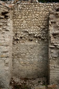 Antique Roman Wall Royalty Free Stock Photography Antique Roman Wall Royalty Free Stock Photography