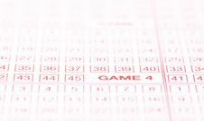 Lottery Ticket Royalty Free Stock Photos Lottery Ticket Royalty Free Stock Photos